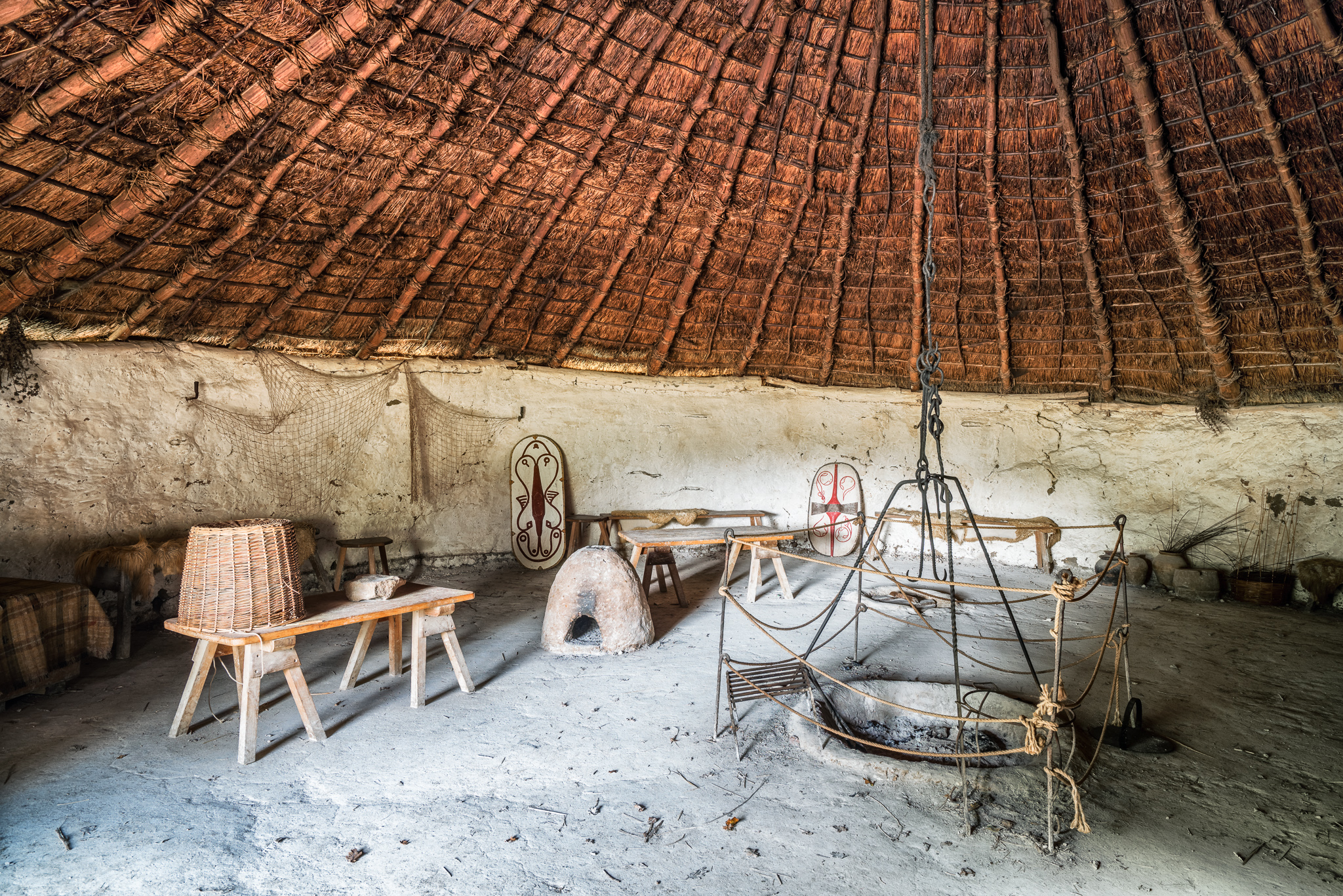 Interior of COAM roundhouse