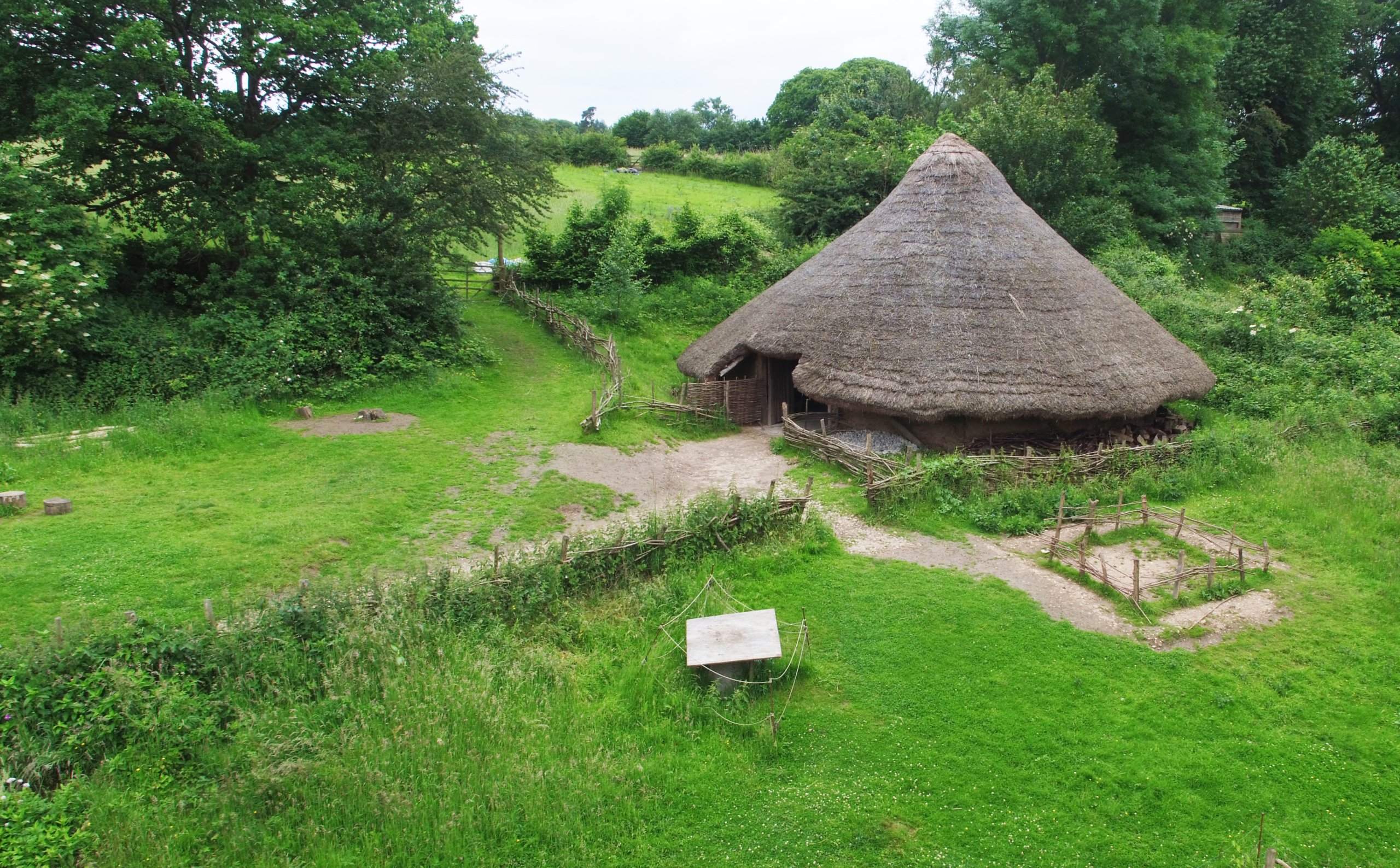Arial view of COAM roundhouse